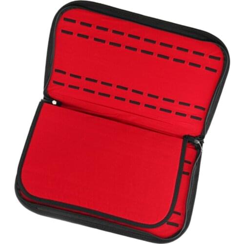 20 Grid Zipper Watch Storage Case Display Box Counter Jewelry Organizer Supplies