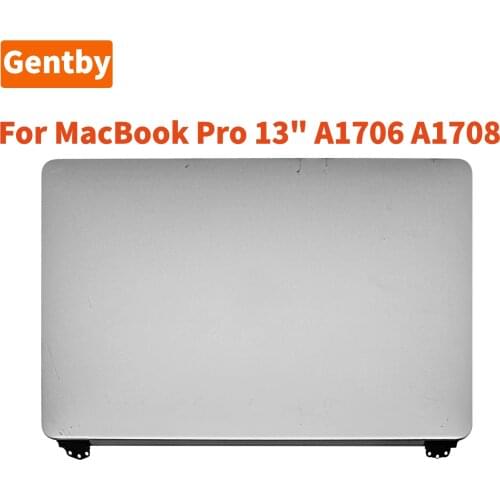 Sliver A1706 A1708 LCD for Apple Macbook Pro Retina 13 A1708 A1706 Full LCD Display Screen Full Assembly EMC 3071 EMC 2978