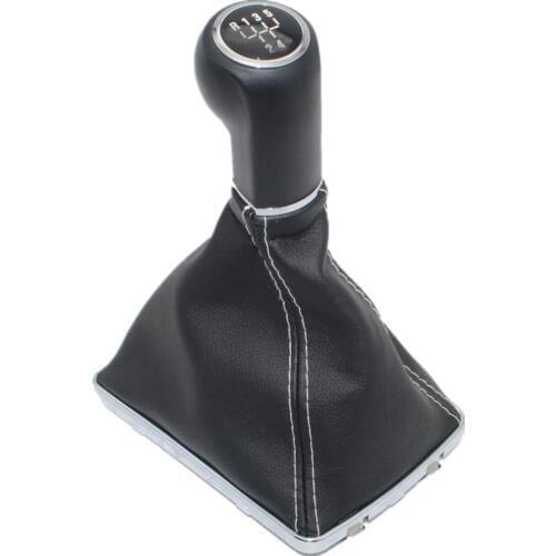 5 Speed Car Gear Shift Stick Knob With Leather Boot For OPEL ASTRA III H 1.6 VAUXHALL 2004 2005 2006 2007 2008 2009 2010