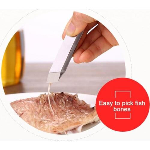 Plucking Pliers Stainless Steel Pig Hair Plucking Chicken Feather Clip Fish Bone Plucking Clip Tweezers Pliers Kitchen Gadgets