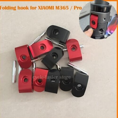 High-Density Aluminum Alloy Folding Hook with Bolt Steel Lock Fixed Bolt Screw for Xiaomi M365 / Pro Electric Scooter Accessory