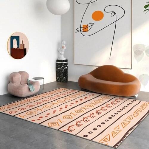 Modern Simple National Style Moroccan Bohemian Geometric Abstract Folk Custom Living Room, Home And Bedroom Carpet