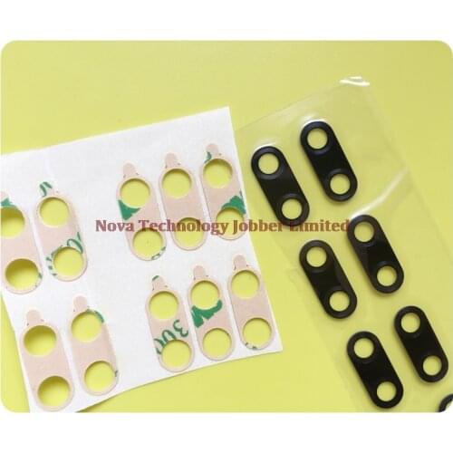 Wyieno 10pcs Y7 2019 Real Camera Glass Lens For Huawei Y7 Pro Prime 2019 Back Rear Camera Glass Lens with Glue Parts Tracking