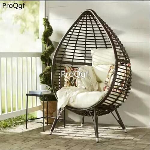 Prodgf 1 Set Bird Nest shape Rattan Chair