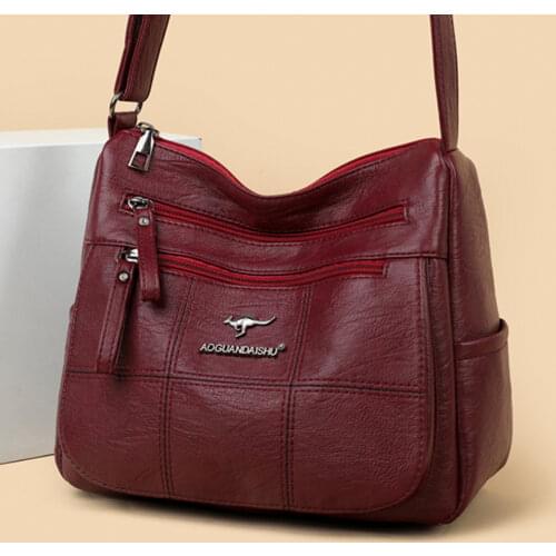 Soft Pu Leather Crossbody Bags for Women 2021 Luxury Handbags Women Bags Designer High Quality Shoulder Messenger Bag Sac A Main
