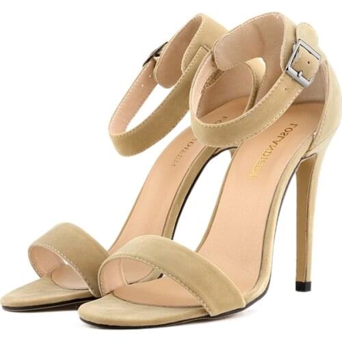 Women Sexy Party Open Toe Thin Heels Pumps Bridal Flock High Shoes 8 color US SIZE 5-10