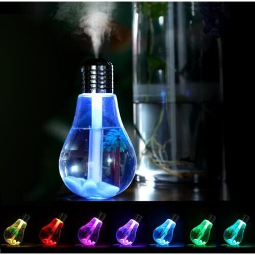 Air Humidifier Creativity 7 Color LED Night Light Aroma Essential Oil Diffuser Cool Mist Mute Humidifier Air Purifier