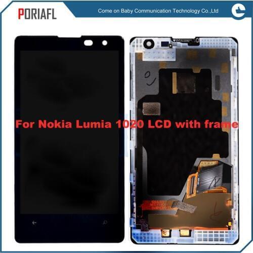 4.5" lcd For nokia Lumia 1020 LCD Touch Screen with Frame For NOKIA Lumia 1020 Display Digitizer Assembly Replacement Parts