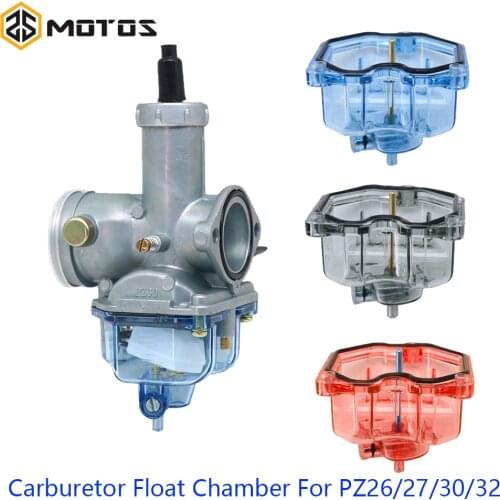 ZS MOTOS PZ Carburetor Float Bowl Comp Chamber Transparent Oil Cup For PZ26 PZ27 PZ30 PZ32 Carburetor Float Chamber Oil Cup