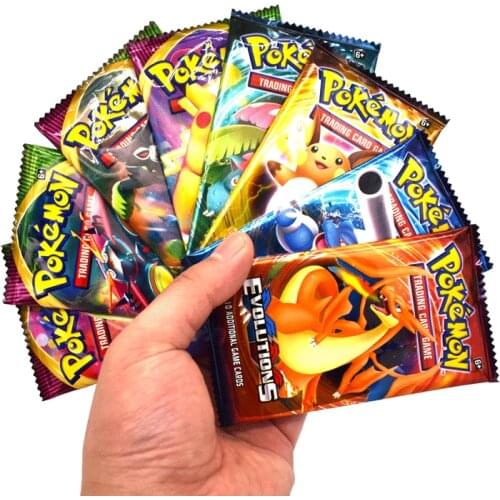 1/2/3/4 Bags Pokemon Cards Sun Moon GX Team Up Unbroken Bond Unified Minds Evolutions Booster Box Collectible Trading Cards Game