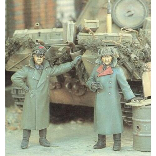 1/35 WWII German Heer Generals and Waffen (2 Resin Figures/Set) VERLINDEN #1064 Unassembled Uncolored