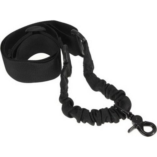1pcs Tactical Single Point Adjustable Bungee Rifle Gun Sling System Strap Portable Hot Worldwide free shipping
