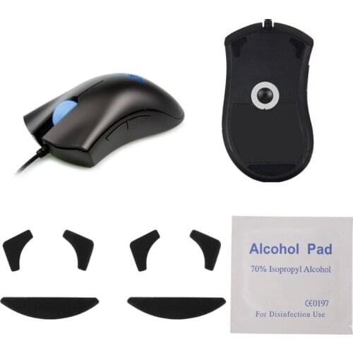M2EC 2 Sets 0.6mm Mouse Feet Skates Mouse Pads for razer DeathAdder Mouse Skates