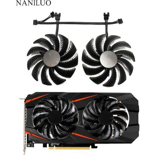 88 мм PLD09210S12HH T129215SU кулер для видеокарты для GIGABYTE GTX 1050 1060 1070 Ti GV-RX570 580 AORUS RX 470 480 R9 380X вент
