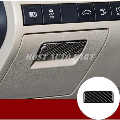 Carbon Fiber Driver’s Side Glove Box Button Cover For Toyota Camry 2018-2019 Car accesories interior Car decoration