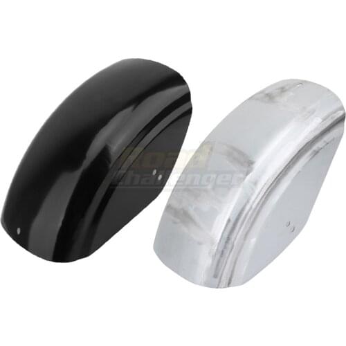 Black Short Flat Rear Fender Mud Guard Bobber Cafe Racer Mudguard Cover Protection For Harley Sportster XL 883 1200 48 72