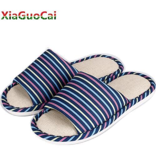 2019 New Spring Summer Kids Cloth Slippers Waterproof Non-slip Home Breathable Slippers Women Couple Parents Soft Indoor Shoes