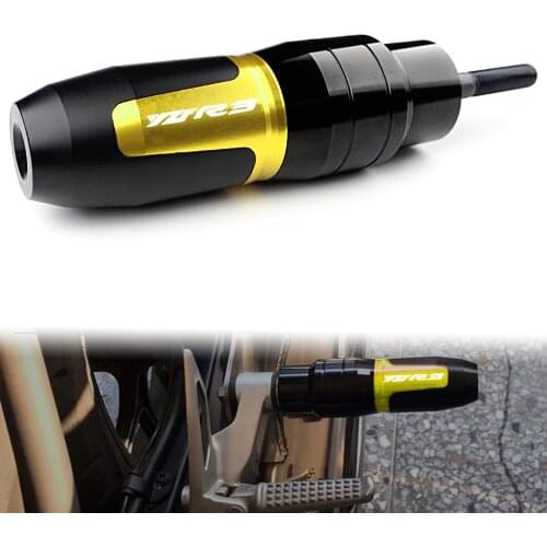 For YAMAHA YZF-R3 YZFR3 YZF R3 2012-2020 Motorcycle CNC Accessoires Falling protection Exhaust Slider Crash pad slider with logo