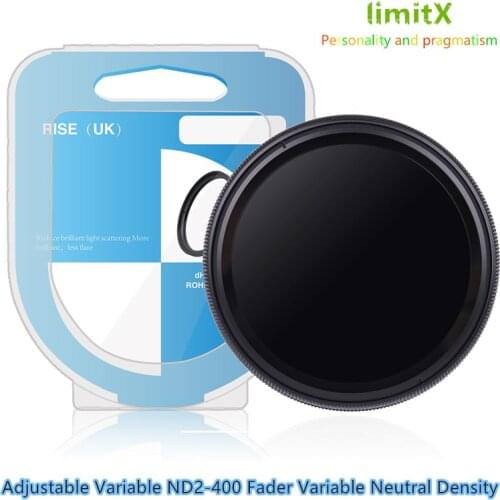 ND2-400 Neutral Density Fader Variable ND filter Adjustable for Sony A6500 A6400 A6300 A6000 A5100 A5000 with 16-50mm lens ONLY