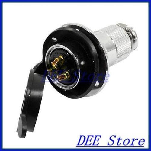 Pannel Mount P25-3 Core 3 Terminal Aviation Circular Cable Connector