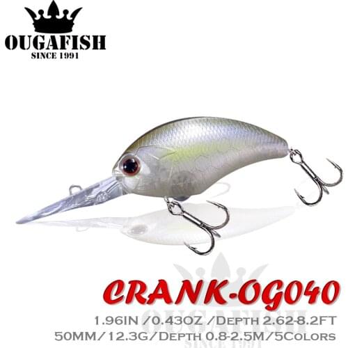 Fishing Lures Crankbait Weights 12.3g 50mm Flotadores 0.8-2.5m Accesorios De Pesca Leurre Brochet Fish Isca Artificial Equipment