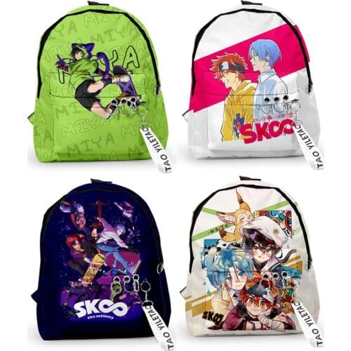 SK8 The Infinity Backpack Canvas Bag Anime Langa Hasegawa Printing Mochila Bag School Bags Girls Travel Notebook Feminina Boy