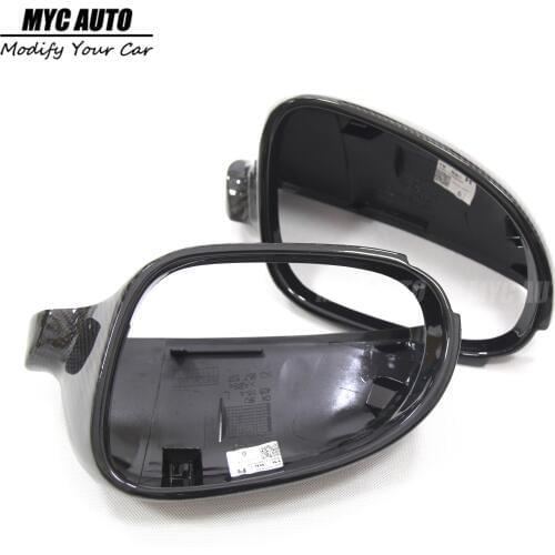 Replacement For Volkswagen VW Lavida Carbon Fiber Rear View Mirror Cover 2008 2009 2010 2011 2012 2013 2014 2015 2016 2017