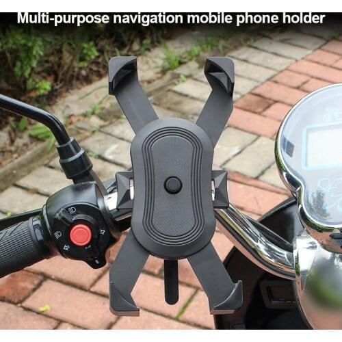 Bicycle Phone Holder For IPhone Huawei Motorcycle Mobile Cellphone Holder Bike Handlebar Clip Stand GPS Mount Bracket