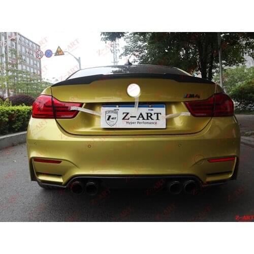 2013-2020 Z-ART carbon fiber rear diffuser for M3 M4 carbon fiber rear lip spoiler for F80 F82 F82 carbon fiber rear chin