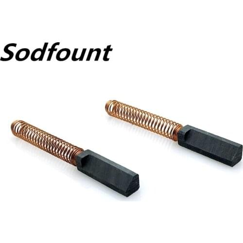 2pcs Egg beater and dough mixer 6X6X25mm carbon brush 5K5SS WHK55K