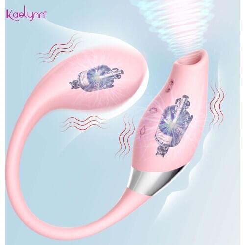 5 Sucking Modes Vibrator For Women G Spot Massager Clitoris Stimulator Vagina Heating Sucking Vibrator Magnetic Charging Sex Toy