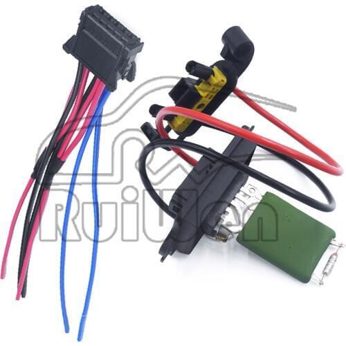 7701207717 for Renault Megane MK II 2002 2003 2004 2005-2008 Heater Motor Blower Resistor Fan Wiring Loom Harness 7701207876