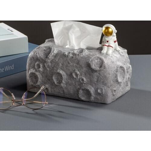 Astronaut Resin Tissue Box Decoration Living Room Coffee Table Dining Table Napkin Box Desk Home Decoration Decoration