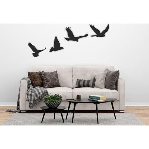 UNT Four Bird Wooden Table UNT-008