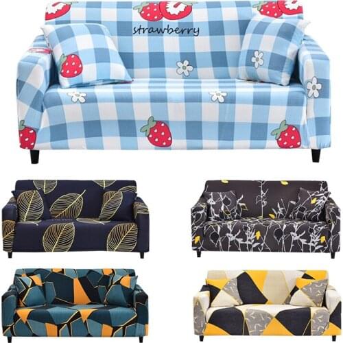 Elastic Sofa Cover for Living Room Furniture Armchair Cover Stretch Couch Cover Case Sofa Slipcover 1/2/3/4 Seater+1 Pillowcase