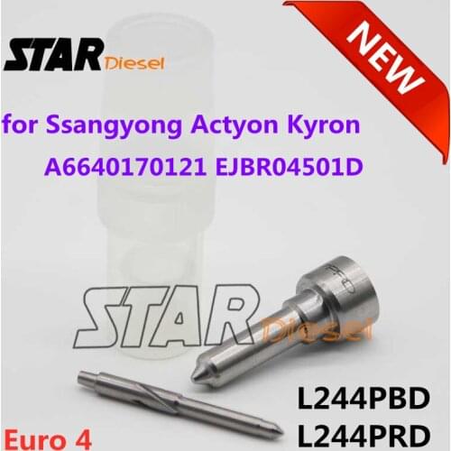 L244PBD L 244 PRD Common Rail Injection Nozzle L 244 PBD L244PRD Auto Repair Parts For Ssangyong A6640170121 EJBR04501D