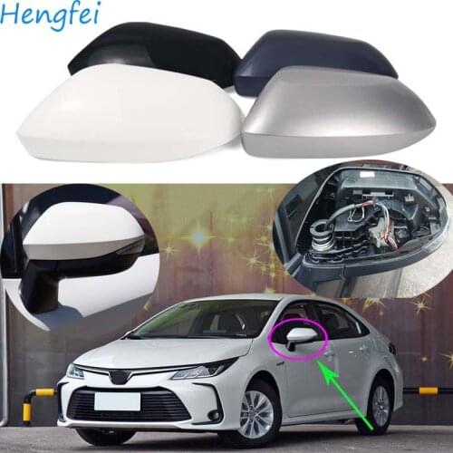 HengFei Car Accessories For Toyota Corolla ALTIS 2019~2021 Rearview mirror cover Reverse mirror shell