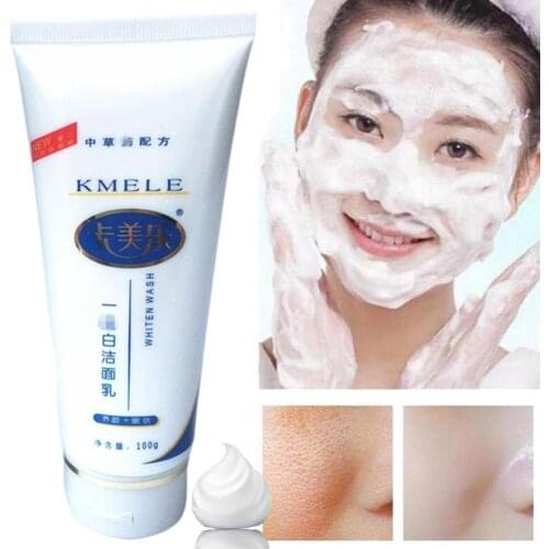 KMELE Face Cleanser Whitening Moisturizing Oil Control Blackhead Remover Brightening Anti-Spots Marks Skin Care Cosmetics