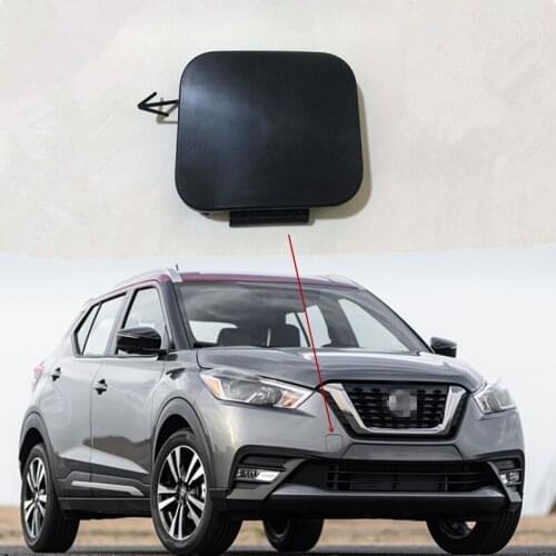 Car Front Bumper Tow Hook Cover Cap For Nissan Kicks 2017 2018 2019