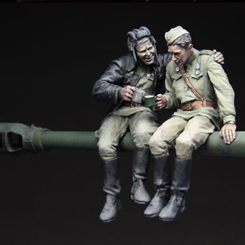 1/35 Resin Model Building Kit Figure Soldier at rest