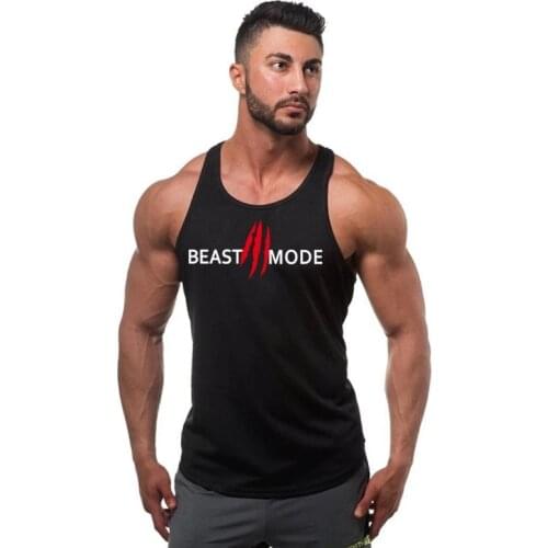 Muscular men bodybuilding vest mens muscle shirt gym vest stringer mens vest fitness mens hip-hop vest
