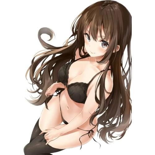 Personality Cartoon Sexy Girl Car Sticker Windshield Bumper Motorcycle Wall Laptop Luggage Decal KK Vinyl Cover Waterproof PVC