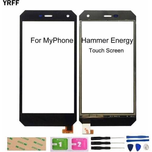 For MyPhone Hammer Energy Touch Screen Digitizer Sensor Glass Panel Replacement Assembly Parts 3M Glue