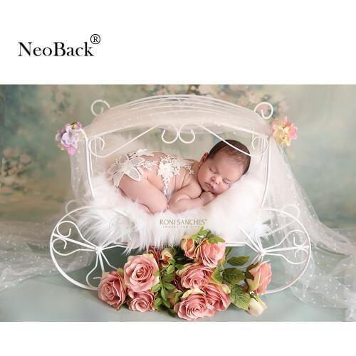 Thin Vinyl Spring Green Floral Backdrops Photo backgrounds Newborn Baby Photography Backdrops Children Home Photo Backdrop