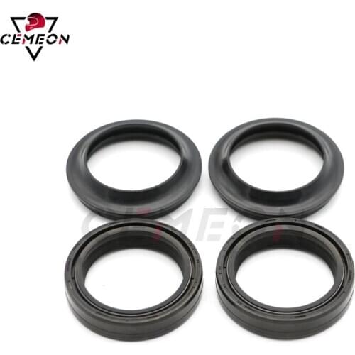 Fork Seal For Kawasaki Z400 Z550 ZR550 TX125 Motorcycle Front Shock Absorber Oil Seal Front Fork Seal Dust Cap