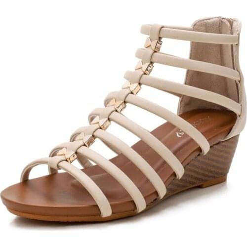 MVVJKE2019 new big size women shoe woman Sandals Fish Mouth Platform High Heels Wedge Shoes Slope summer shoes sandalia feminina