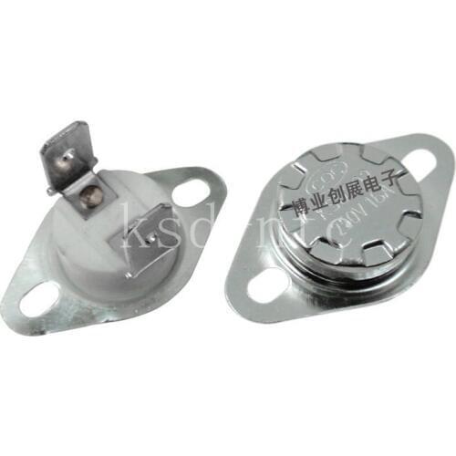 10PCS Thermostat KSD302/KSD301 Ceramics 16A250V 300C 260C 250C 240C 230C 220C 210C 200C 195C 190C degrees Normally Closed open