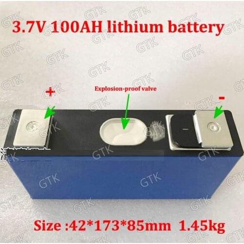 3.7v 100AH lithium ion bateria 100ah li ion battery for diy 12V 36V 300AH 500AH Energy storage caravan RV scooter wheelchair EV