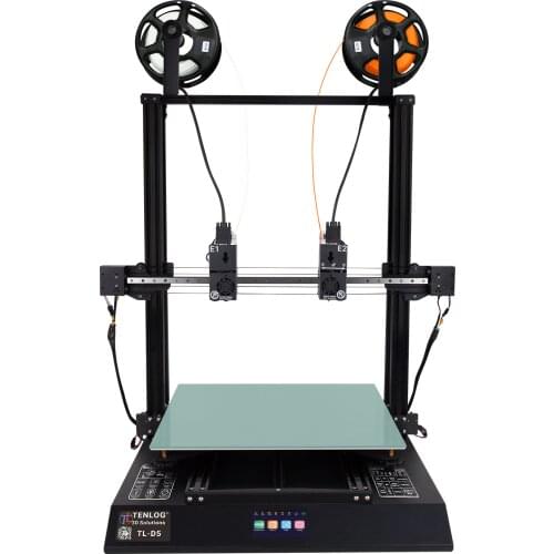 New TENLOG TL-D5 With TMC2208, Independent Dual Extruder 3D Printer, 300 Degree High temperature Nozzle