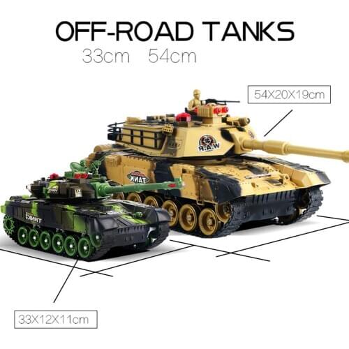 44CM 33CM RC War Tank radio tank Tactical Vehicle Military Main Battle Tank Model Sound Recoil Electronic Hobby boy toys